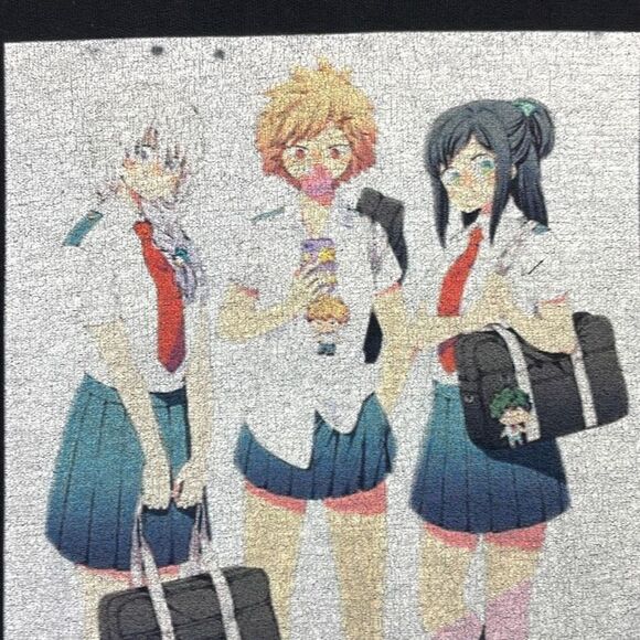 My Hero Academia Men's Graphic Print Hooded Black Sweatshirt Size M - Picture 3 of 10